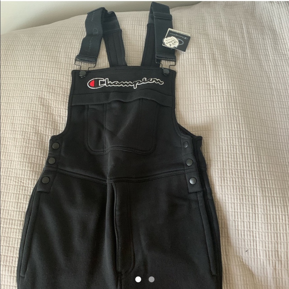 Champion fleece overalls